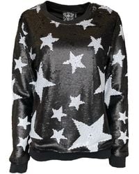 Any Old Iron - Sparkle Star Reversible Sequin Sweatshirt - Lyst