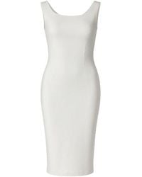 Conquista - Neutrals Fitted Sleeveless Dress With Two-Way Zip - Lyst