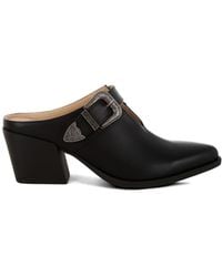 Rag & Co - Holler Carved Buckle Statement Mules - Lyst