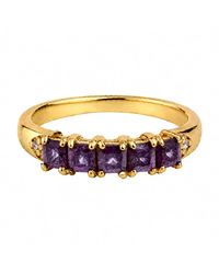 Belinda Jewelz - Alexandrite Princess Cut Birthstone Ring - Lyst