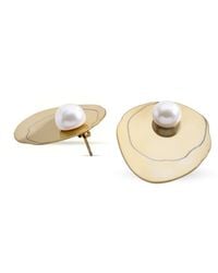Silver Moon - Pearl Sterling Earrings – Dawn - Lyst