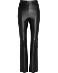 Commando - Faux Leather Control Smoothing Flared legging, - Lyst