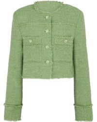 Sour Figs - Metallic Thread Bouclé Tweed Jacket - Lyst
