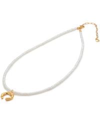 EVA REMENYI - Talisman Fortune Pearl Necklace - Lyst