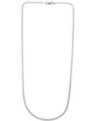 Undefined Jewelry - Classic Flat Curb Chain Necklace Choker - Lyst