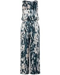 Oh!Zuza - Neutrals Echo Satin Viscose Set Top & Wide Leg Trousers - Lyst