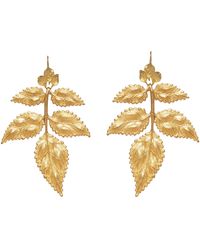 Pats Jewelry - Pat's En Leaf Earrings - Lyst