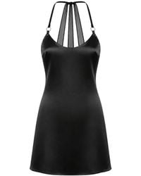 OW Collection - Lindsey Satin Slip Mini Dress - Lyst