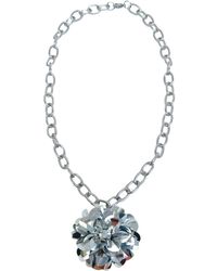 PINAR OZEVLAT - Chunky Chain Blossom Necklace - Lyst