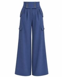 Julia Allert - High-Waisted Flared Cargo Trousers – - Lyst