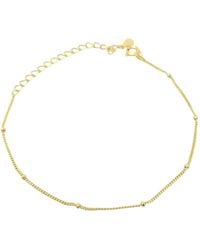 Harfi - Plated Dainty Satellite Chain Stacking Bracelet - Lyst