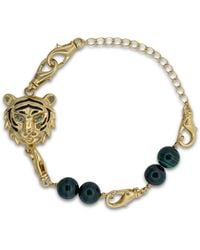 Frenvyrn - Tiger Convertible Malachite Bracelet Bag Charm Small - Lyst