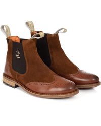 The Chelsea Boot Co Est. 1851 - Two Tone Brogue - Lyst