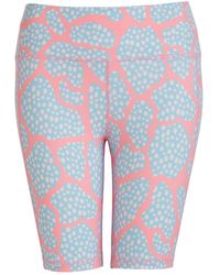 Perky Peach - Pink Dotty Cycling Shorts - Lyst