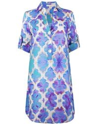 Sophia Alexia - Orchid Paradise Beach Shirt - Lyst