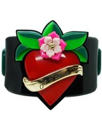Gissa Bicalho - Handmade Acrylic Bracelet Ribbon And Heart - Lyst