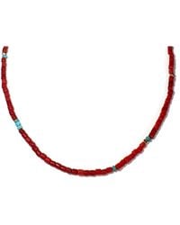 Rachel Nathan - Mini Beaded Bamboo Coral & Necklace - Lyst