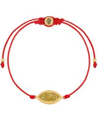 Karma and Luck - Peridot Evil Eye String Bracelet – Protection & Positivity Jewelry – Spirit's Innovation - Lyst