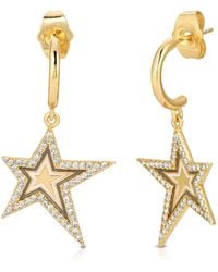Glamrocks Jewelry - Shine On Hoops - Lyst