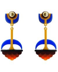 Gissa Bicalho - Handmade Acrylic Earring Filianto Topaz - Lyst