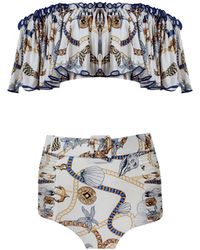 Nur Karaata - Helianthus Tropezienne Bikini Set - Lyst