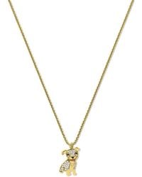 Cloud Haven - Mini Cz Bulldog Pendant Necklace - Lyst