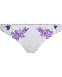 Self-Adore - Euro Summer Hand-Beaded Embellished Bikini Bottom - Lyst