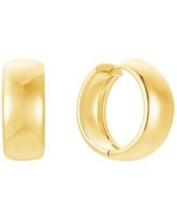 Nazzar - Large Wide Hoop Earrings - Lyst