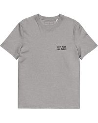 Anchor and Crew - Heather Out For Delivery Annotations Organic Cotton T-Shirt - Lyst