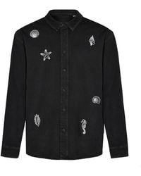 INGMARSON - Shell Embroidered Organic Cotton Shirt - Lyst