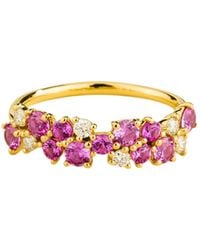 Juvetti - Starry Ring Sapphire & Diamond - Lyst