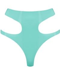 Elissa Poppy - Latex Cut Out Thong - Lyst