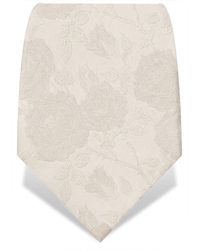 Gresham Blake - Ivory Rose Silk Tie - Lyst