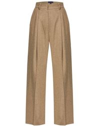 Helen Mcalinden - Neutrals Lyra Soft Umber Trousers - Lyst