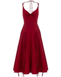 Georgette - Scarlet Midi Dress - Lyst