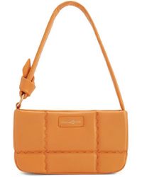 Orange Cube - Square Stitch Cushion Shoulder Bag - Lyst