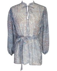 Jennafer Grace - Clara Bishop Sleeve Blouse - Lyst