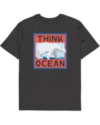 Anchor and Crew - Heather Think Ocean Polar Bear Pixel Art Organic Cotton T-Shirt - Lyst