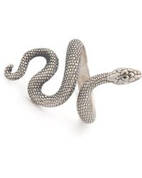 Ebru Jewelry - Cycle Of Life Snake Sterling Ring - Lyst