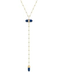 Karma and Luck - Lapis Lazuli Evil Eye Necklace – Protection & Wisdom Gemstone Jewelry – Sacred Integrity - Lyst