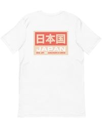 Anchor and Crew - Nine Signature Japan Era Organic Cotton T-Shirt - Lyst