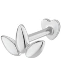 Vanhi - 14K Solid Lotus Flat Back Stud - Lyst