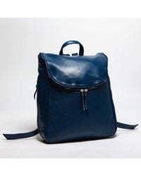 Hides Leather Co. - Minimal Genuine Leather Backpack - Lyst