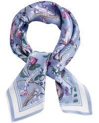 Fable England - Tree Of Life Vintage Square Scarf - Lyst