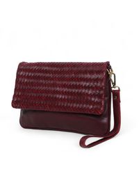 Hides Leather Co. - Convertible Leather Clutch, Crossbody Iphone&Passport Bag - Lyst