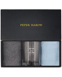 Peper Harow - Made in England - Lux Taylor & Sky Luxury Socks Gift Box With Dad Glass - Lyst