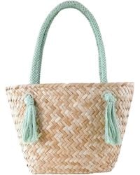 LIKHÂ - Sage Large Classic Tote Bag With Braided Handles - Lyst