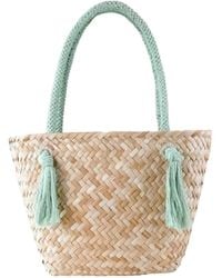 LIKHÂ - Sage Large Classic Tote Bag With Braided Handles - Lyst