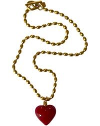 Sccollection - Bacio Glass Heart Necklace - Lyst