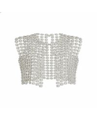 Saachi - Floral Shell Pearl Capelet - Lyst